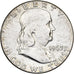 Estados Unidos, Half Dollar, Franklin, 1963, U.S. Mint, Plata, MBC+, KM:199