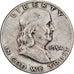 Estados Unidos da América, Half Dollar, Franklin, 1954, U.S. Mint, Prata