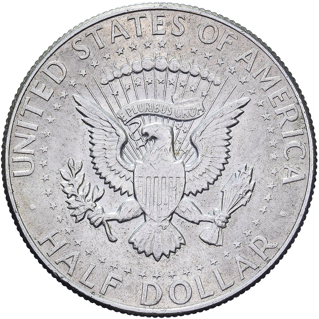 Estados Unidos, Half Dollar, Kennedy, 1968, U.S. Mint, Plata, MBC+, KM:202a