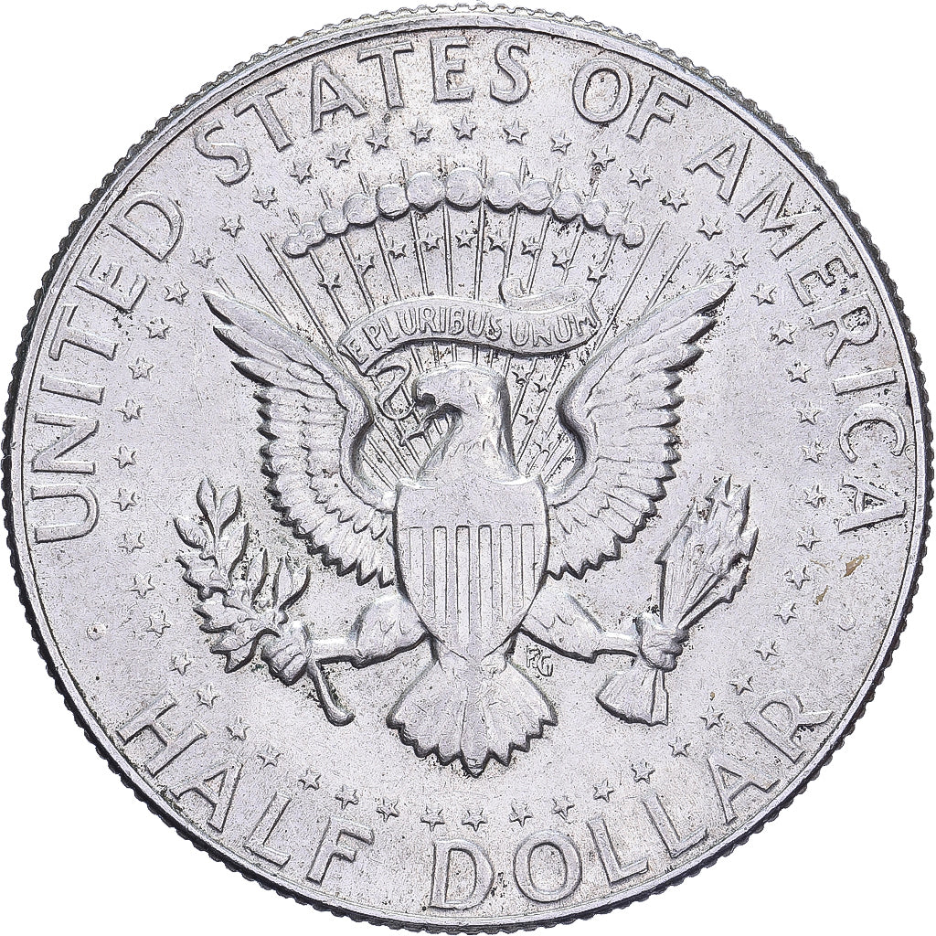 Stati Uniti, Half Dollar, Kennedy, 1969, U.S. Mint, Argento, BB+, KM:202a
