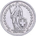 Switzerland, 2 Francs, 1945, Bern, Silver, EF(40-45), KM:21