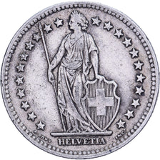 Suisse, 2 Francs, 1943, Bern, Argent, TB+, KM:21