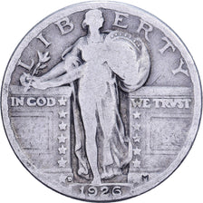 United States, Quarter, Standing Liberty, 1926, U.S. Mint, Silver, VF(20-25)