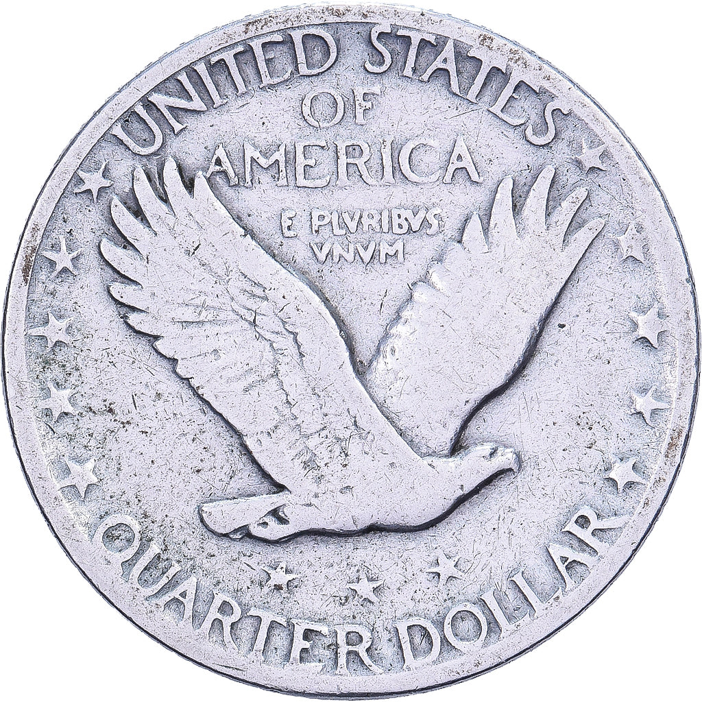 Verenigde Staten, Quarter, Standing Liberty, 1928, U.S. Mint, Zilver, FR+