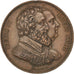 Francja, medal, Ludwik XVIII, Miedź, Gayrard, AU(50-53)