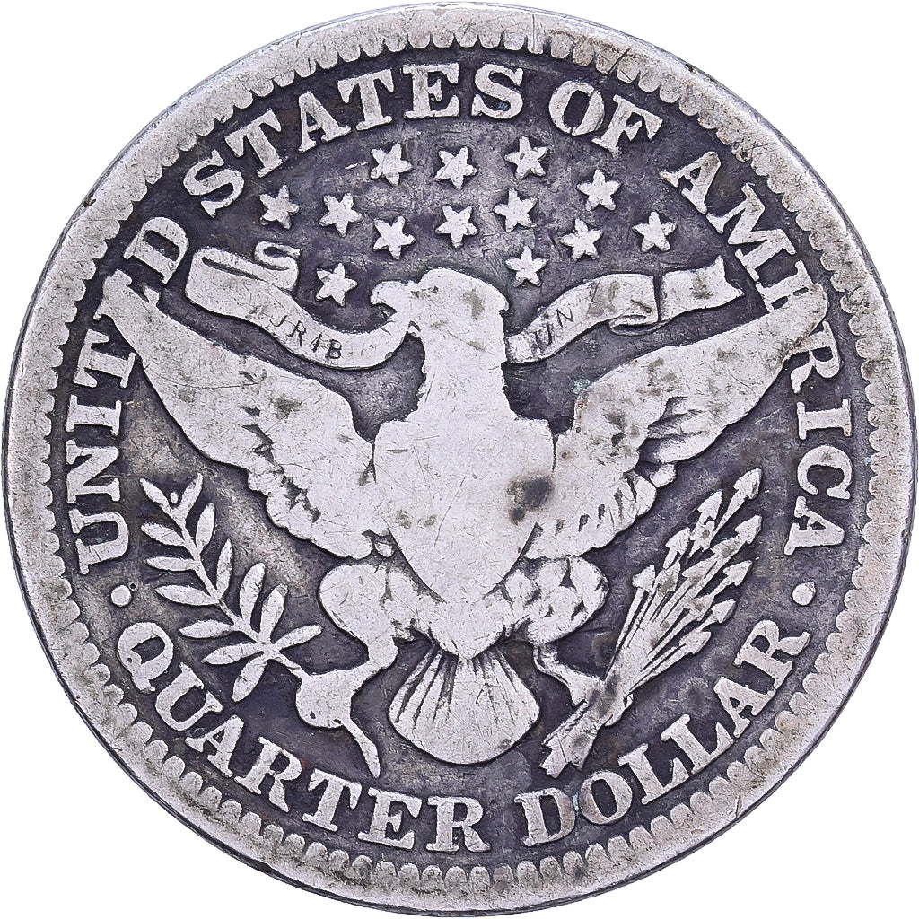 Verenigde Staten, Quarter, Barber, 1916, U.S. Mint, Zilver, FR+, KM:114