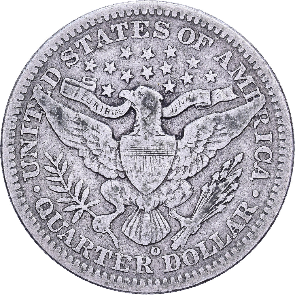 USA, Quarter, Barber, 1908, U.S. Mint, Srebro, VF(30-35), KM:114