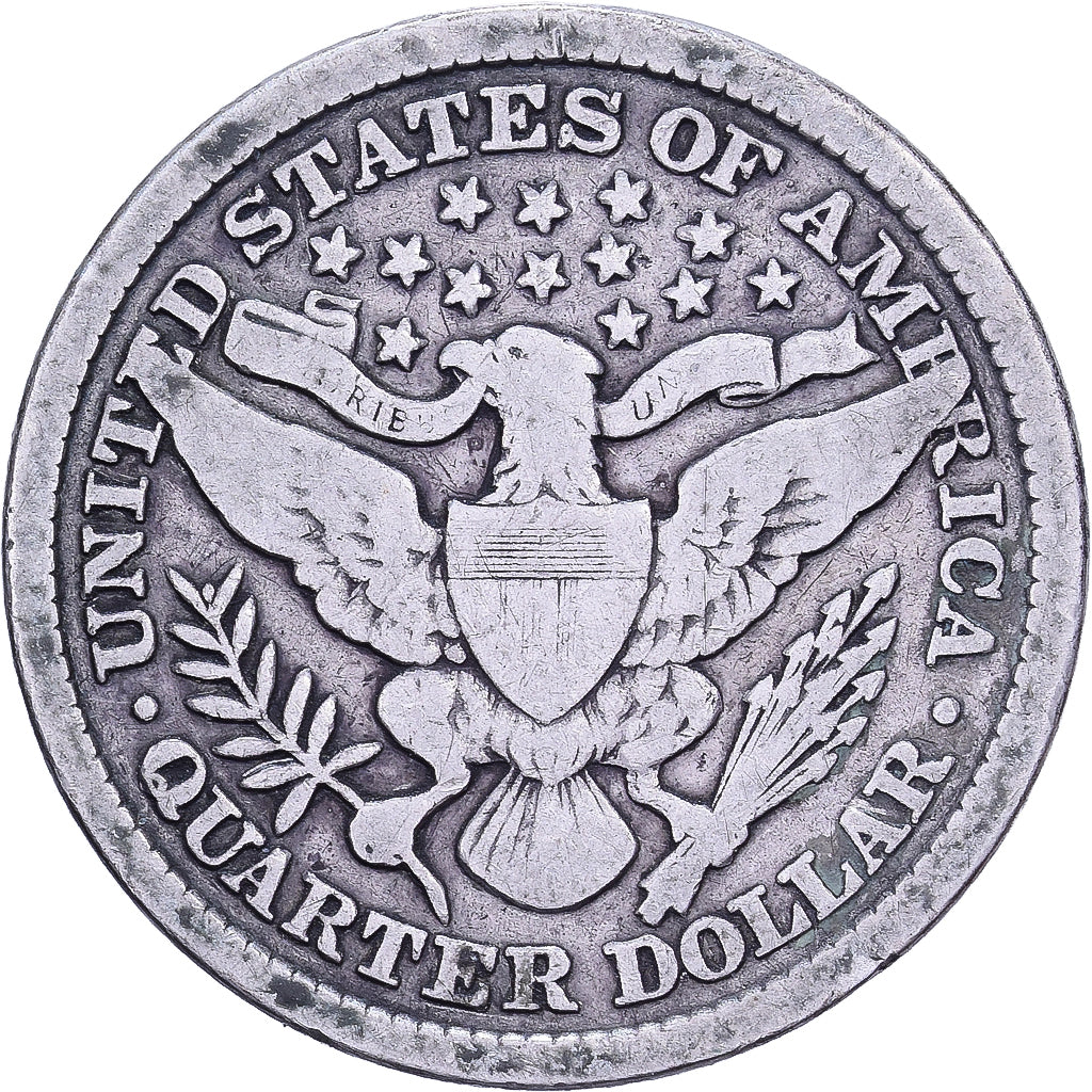 USA, Quarter, Barber, 1893, U.S. Mint, Srebro, VF(20-25), KM:114