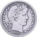 United States, Quarter, Barber, 1910, U.S. Mint, Silver, VF(30-35), KM:114