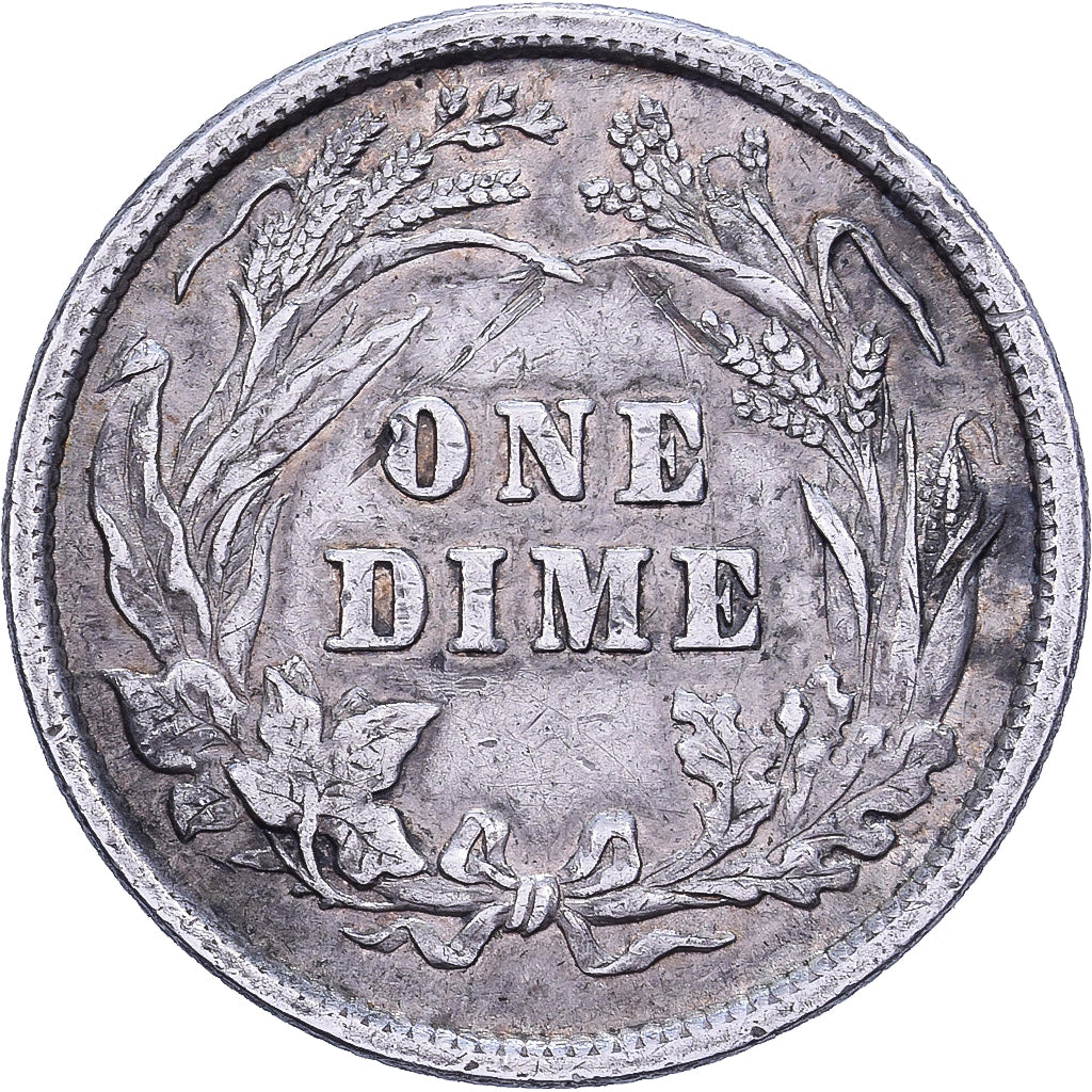 Vereinigte Staaten, Dime, Barber, 1893, U.S. Mint, Silber, SS, KM:113