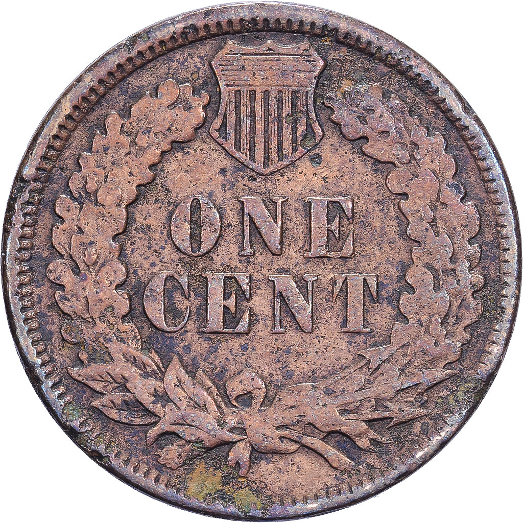 USA, Cent, Indian Head, 1896, U.S. Mint, Brązowy, EF(40-45), KM:90a