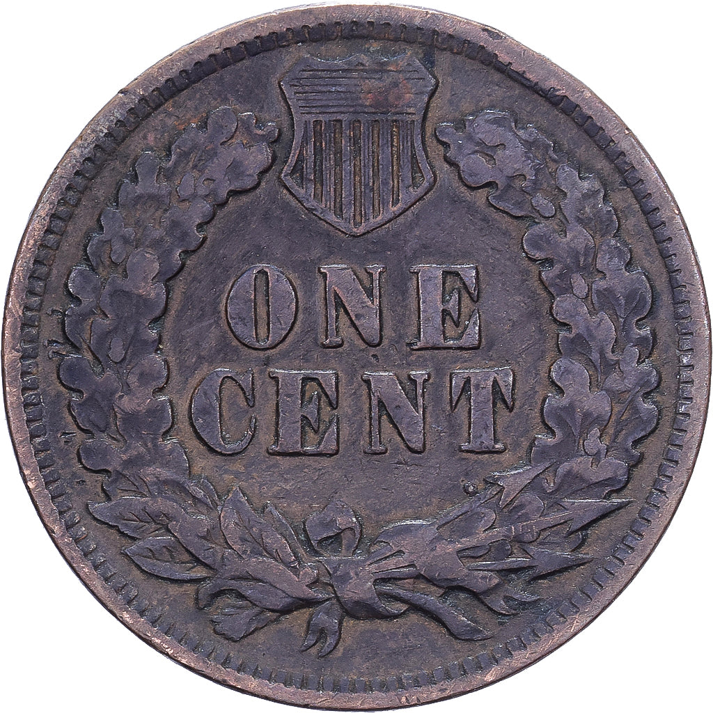 USA, Cent, Indian Head, 1904, U.S. Mint, Brązowy, EF(40-45), KM:90a