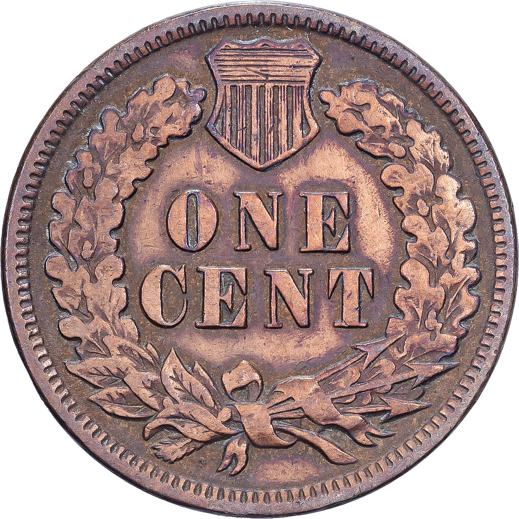 Stati Uniti, Cent, Indian Head, 1897, U.S. Mint, Bronzo, BB, KM:90a