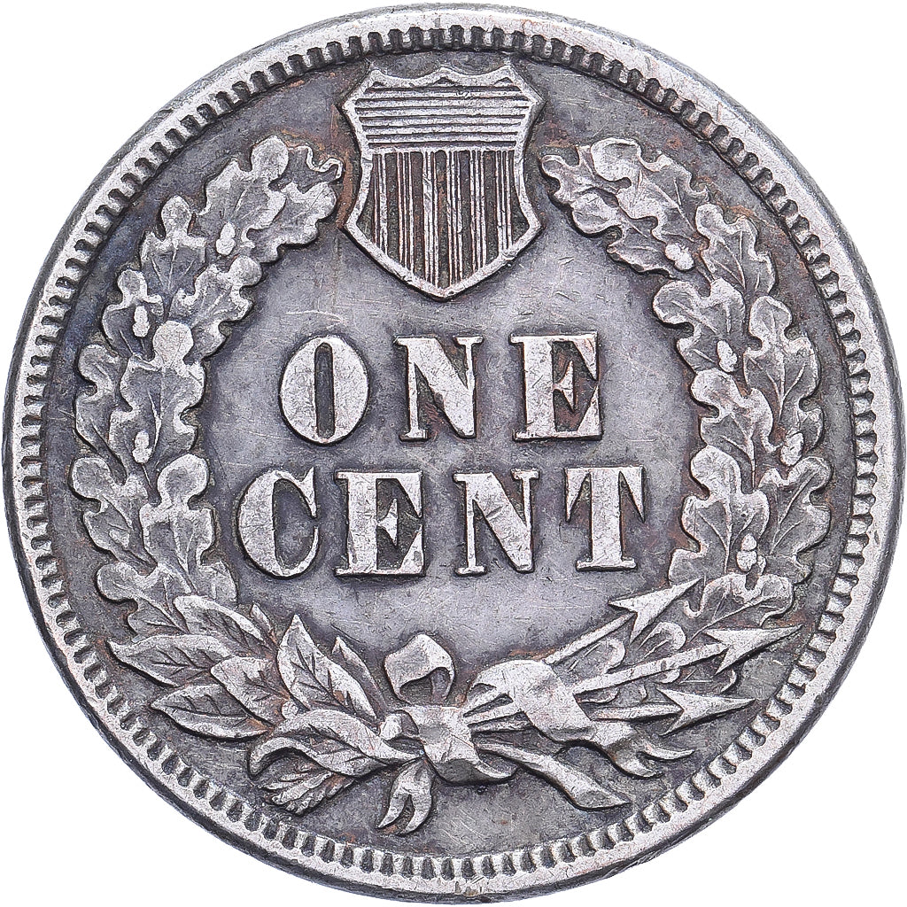 Estados Unidos, Cent, Indian Head, 1882, U.S. Mint, Bronce, MBC+, KM:90a