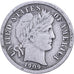 United States, Dime, Barber, 1909, U.S. Mint, Silver, VF(20-25), KM:113