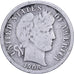 United States, Dime, Barber, 1908, U.S. Mint, Silver, VF(20-25), KM:113