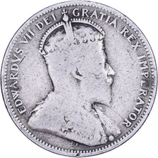 Canada, Edward VII, 25 Cents, 1906, Royal Canadian Mint, Argent, TB, KM:11