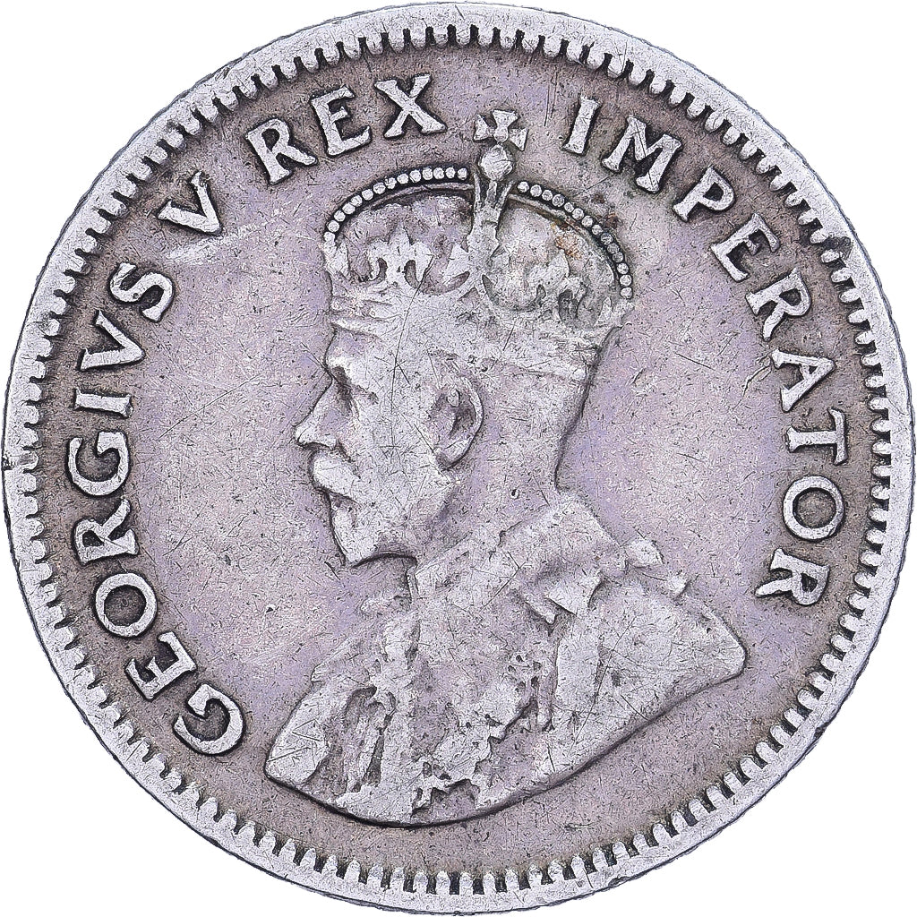 Afrique du Sud, George V, 6 Pence, 1927, Argent, TTB, KM:16.1