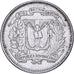 Dominican Republic, 10 Centavos, 1959, Silver, AU(55-58), KM:19