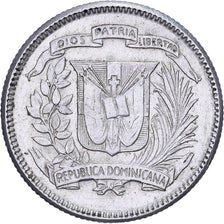 Dominican Republic, 10 Centavos, 1956, Silber, VZ, KM:19