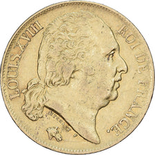 Frankreich, 20 Francs Or, 1820, Perpignan, Gold, SS, Gadoury:1028
