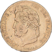 France, Louis-Philippe, 20 Francs Or, 1840, Paris, Gold, VF(30-35), Gadoury:1031