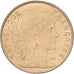 França, 10 Francs, Marianne, 1911, Paris, Dourado, EF(40-45), Gadoury:1017