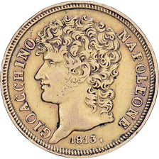 Kingdom of Naples, Gioacchino Murat, 20 Lire, 1813, Oro, BB, Gadoury:IT 55
