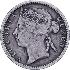 Insediamenti dello Stretto, Victoria, 10 Cents, 1901, Argento, MB+, KM:11