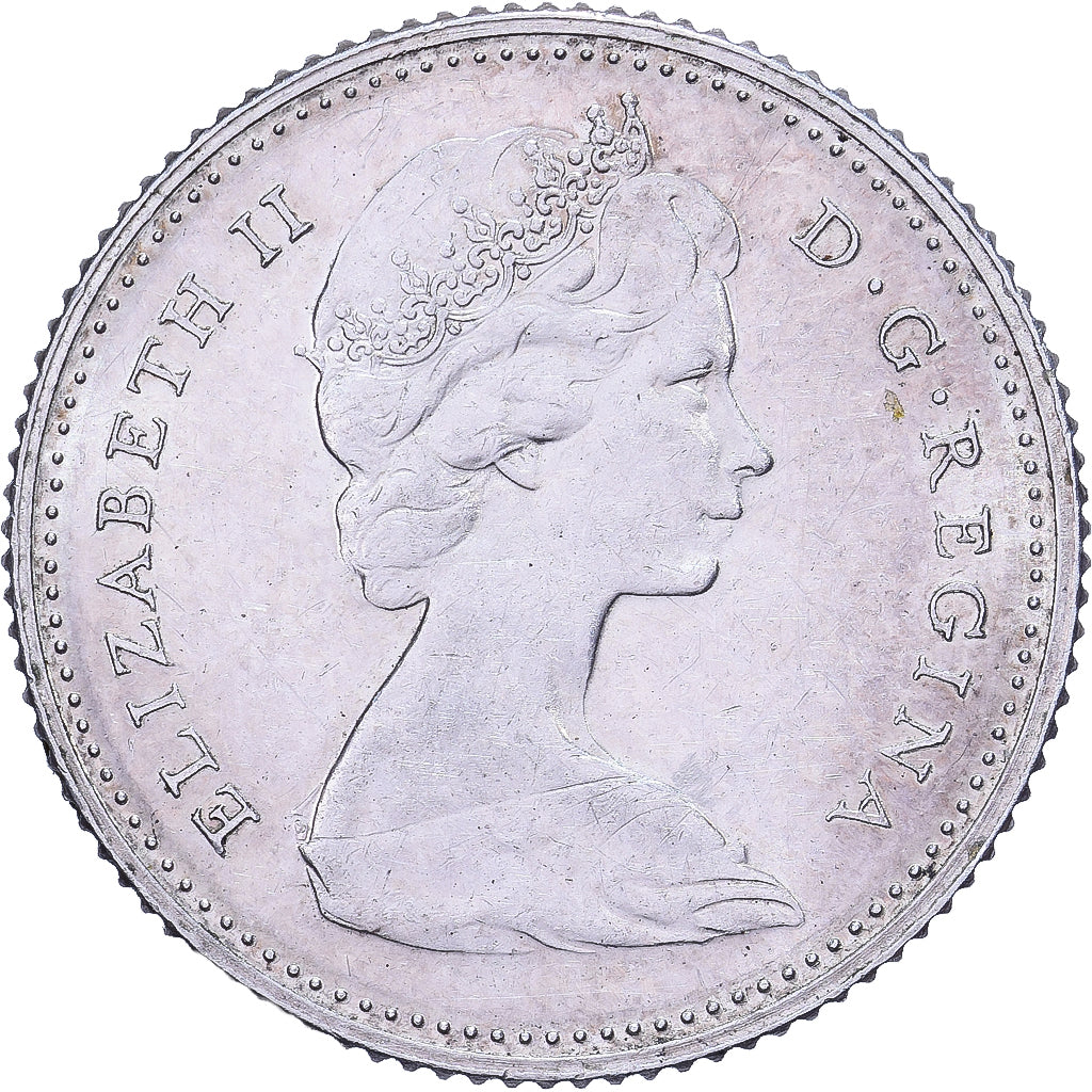 Canada, Elizabeth II, 10 Cents, 1867-1967, Royal Canadian Mint, Silver
