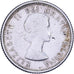 Canadá, Elizabeth II, 10 Cents, 1963, Royal Canadian Mint, Prata, EF(40-45)