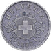Zwitserland, 10 Rappen, 1850, Strasbourg, Billon, ZF, KM:6