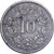 Suisse, 10 Rappen, 1850, Strasbourg, Billon, TTB, KM:6