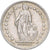 Svizzera, Franc, 1959, Bern, Argento, BB+, KM:24