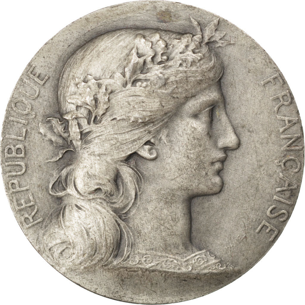 France, Medal, French Third Republic, Silver, Dupuis.D, EF(40-45)