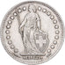Svizzera, Franc, 1944, Bern, Argento, BB, KM:24