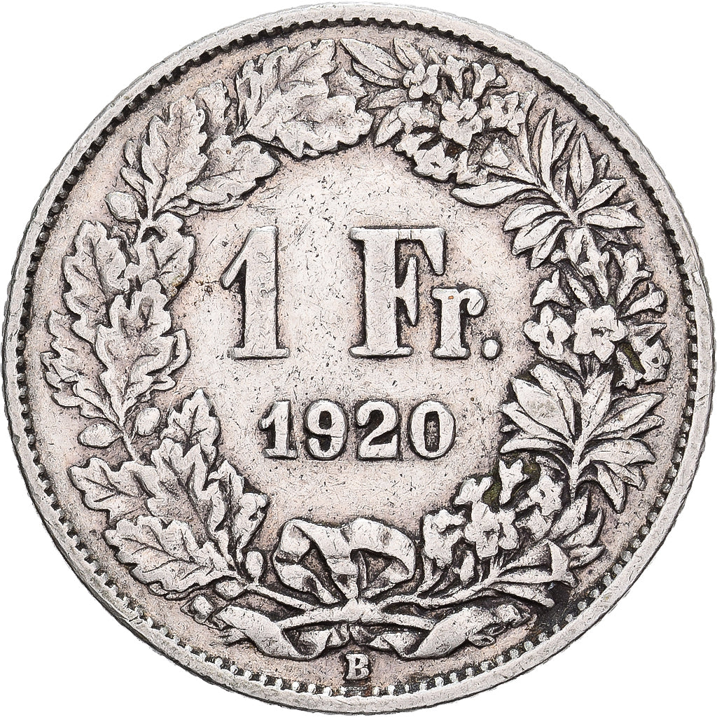 Schweiz, Franc, 1920, Bern, Silber, SS, KM:24