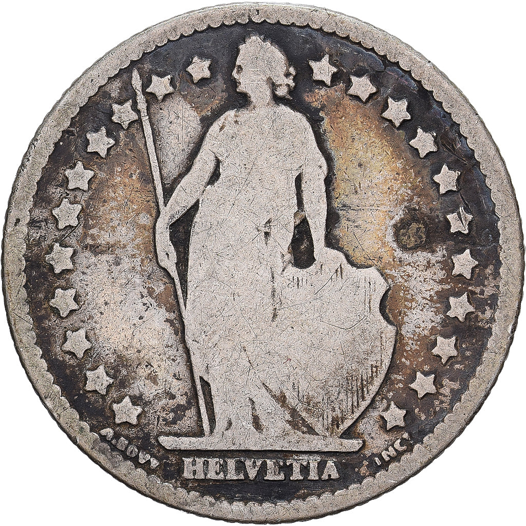 Schweiz, Franc, 1880, Bern, Silber, SGE+, KM:24