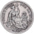 Pérou, 1/2 Dinero, 1906, Lima, Argent, TTB, KM:206.2