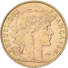 France, 10 Francs, Marianne, 1901, Paris, Gold, EF(40-45), Gadoury:1017