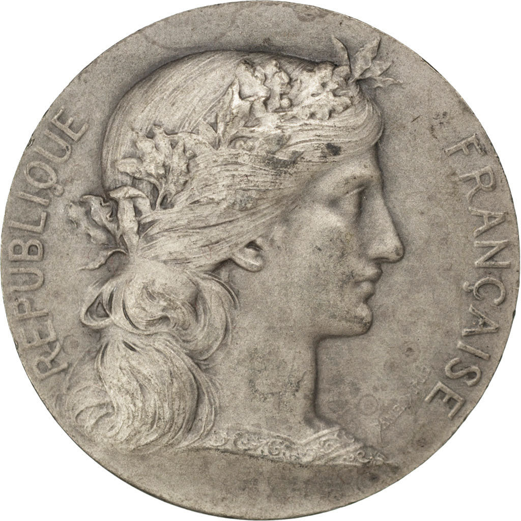 France, Médaille, French Third Republic, Argent, TTB