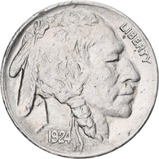 États-Unis, 5 Cents, Buffalo, 1924, U.S. Mint, Cupro-nickel, SUP, KM:134
