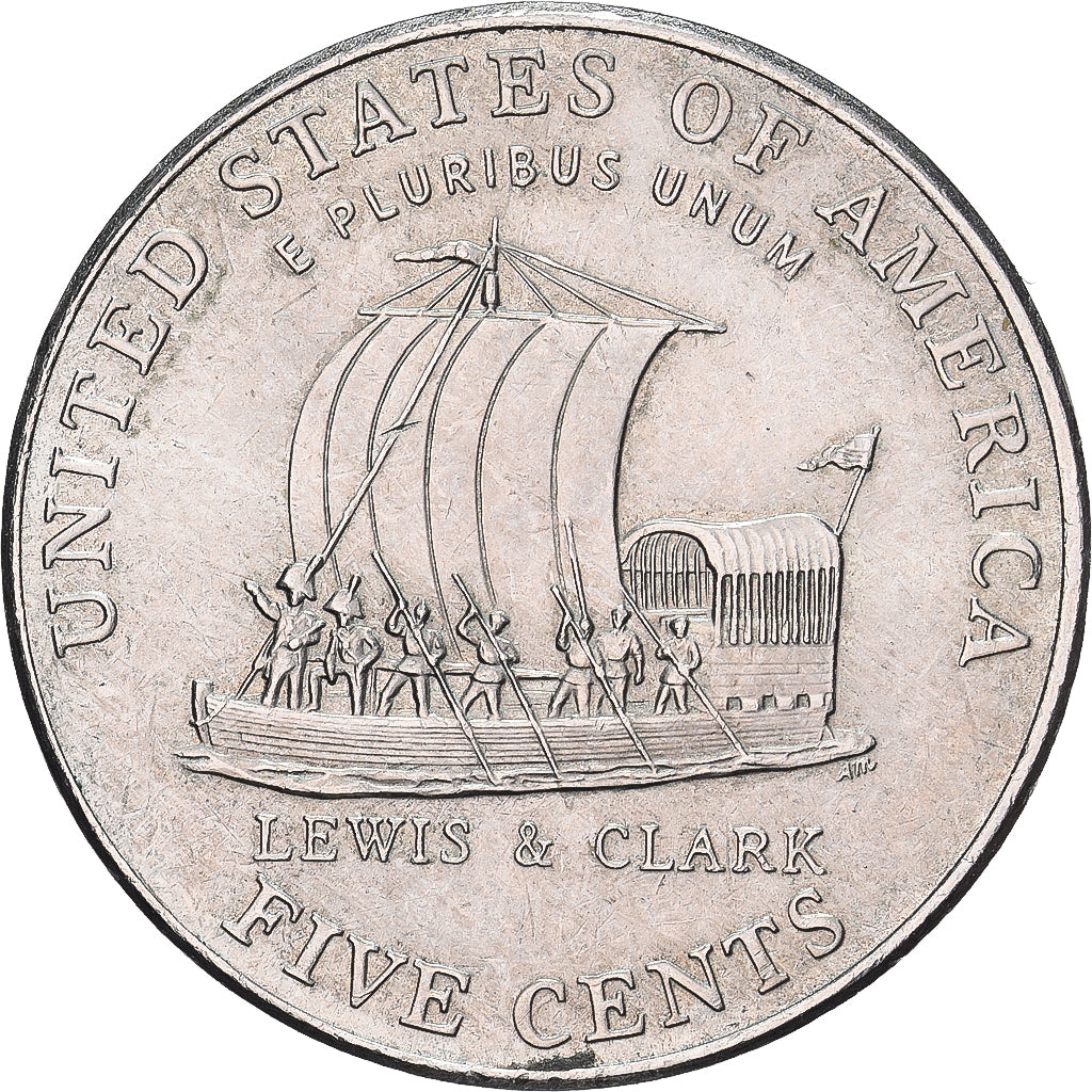 Vereinigte Staaten, 5 Cents, Jefferson - Westward Expansion - Lewis & Clark
