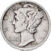 United States, Dime, Mercury, 1935, U.S. Mint, Silver, EF(40-45), KM:140