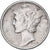États-Unis, Dime, Mercury, 1945, U.S. Mint, Argent, TTB, KM:140