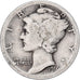 Vereinigte Staaten, Dime, Mercury, 1916, U.S. Mint, Silber, S, KM:140
