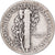 United States, Dime, Mercury, 1935, U.S. Mint, Silver, VF(30-35), KM:140