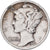 United States, Dime, Mercury, 1941, U.S. Mint, Silver, VF(30-35), KM:140