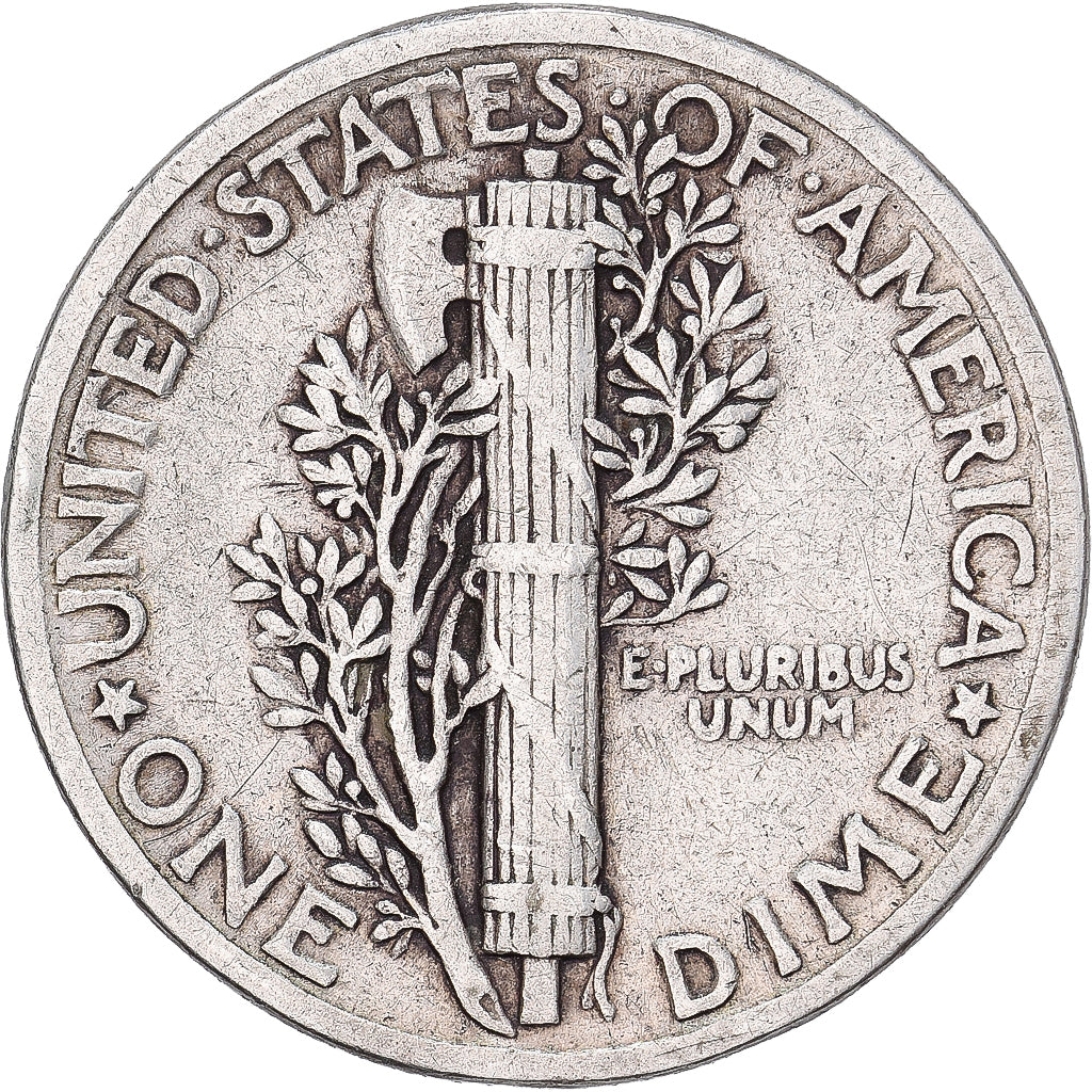 Vereinigte Staaten, Dime, Mercury, 1941, U.S. Mint, Silber, S+, KM:140