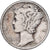 United States, Dime, Mercury, 1939, U.S. Mint, Silver, VF(30-35), KM:140